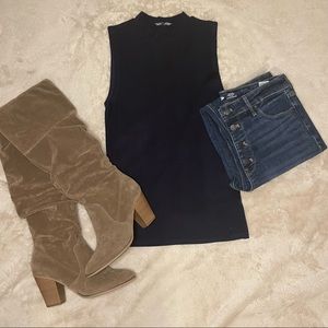 New Look Sleeveless Faux Turtleneck